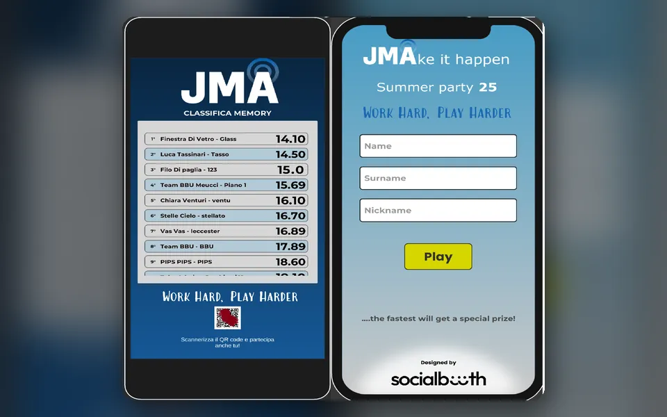 JMA Summer Party Experience — built with UGTK