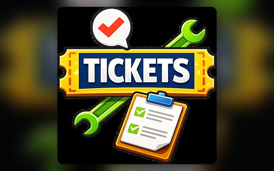 Tickets — built with UGTK