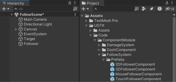 Add3 d follower component