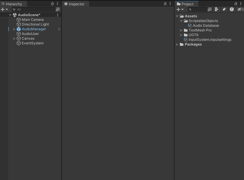 Add audio database to audio manager