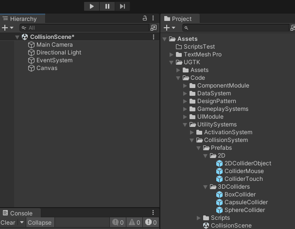 Add collider touch