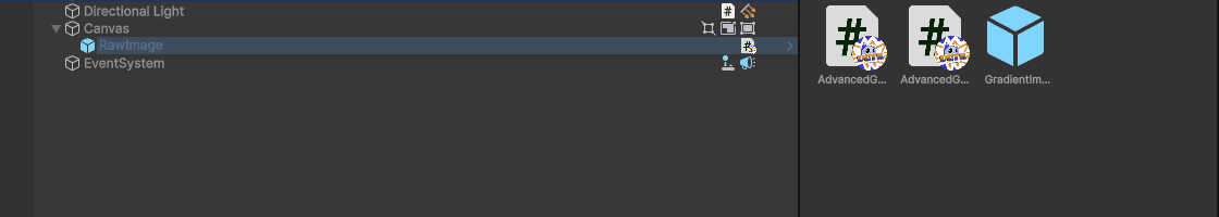 Add gradient image prefab