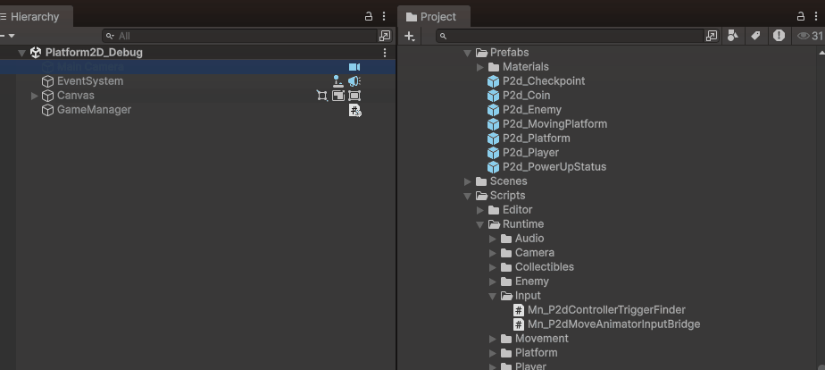 Platform 2D Framework demo