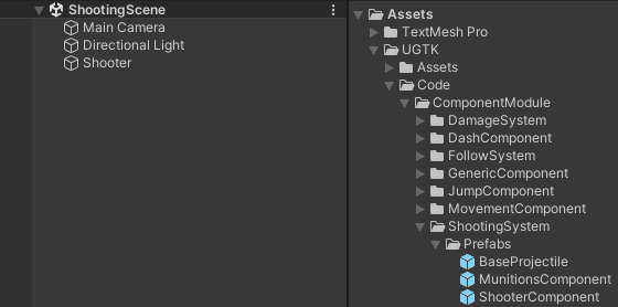 Add shooter component