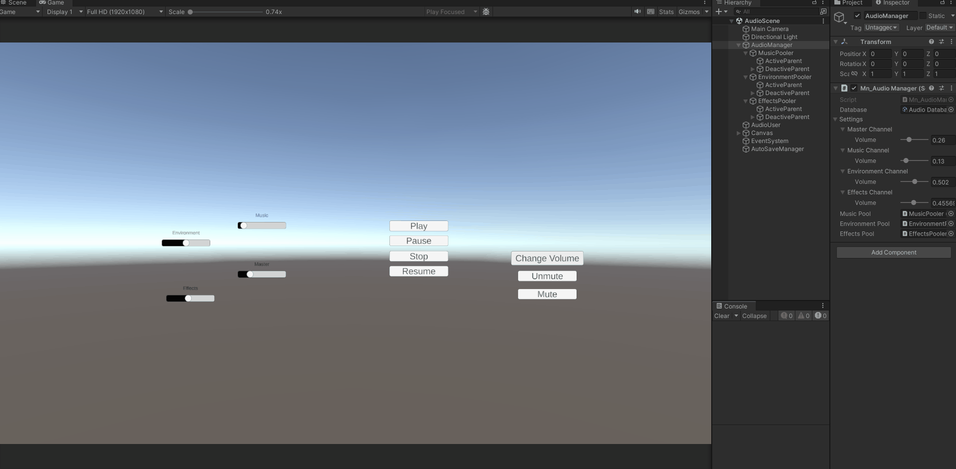 Add audio database