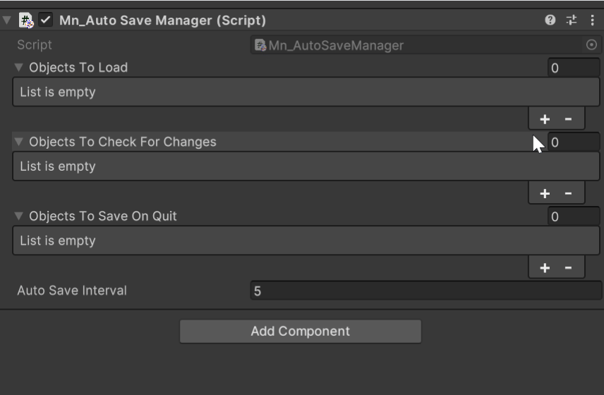 Auto save manager