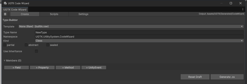 Naming a type and adding a field and a property in the Type Builder