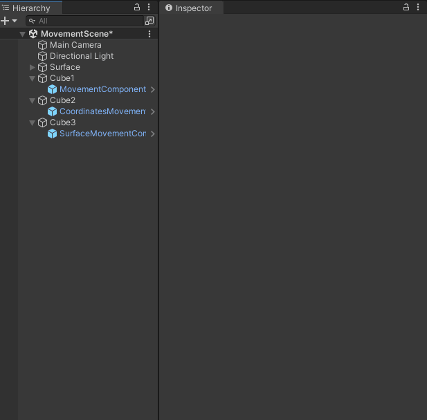 Configure movement component