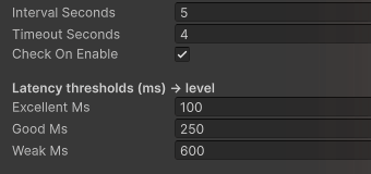 Configure thresholds