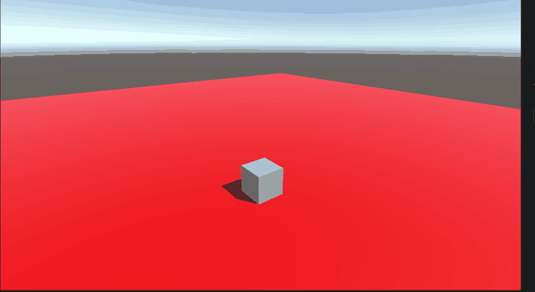 The cube dashing sideways when the inspector button is pressed