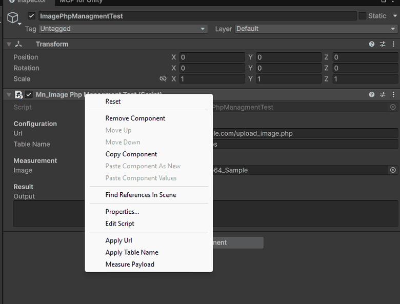 Checking the endpoint, the table and the payload size from the Inspector