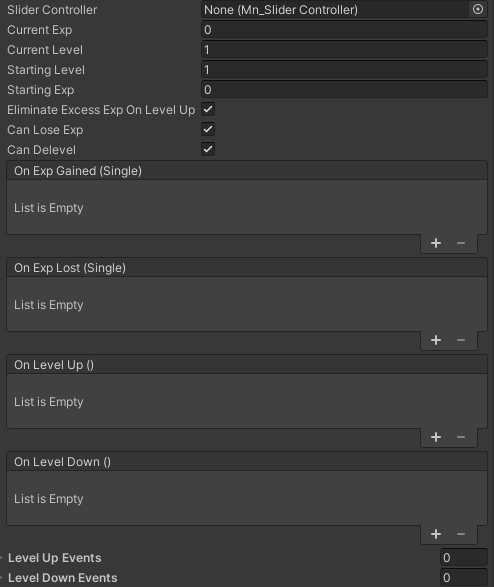 Level system common field