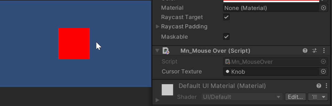 Mouser over test