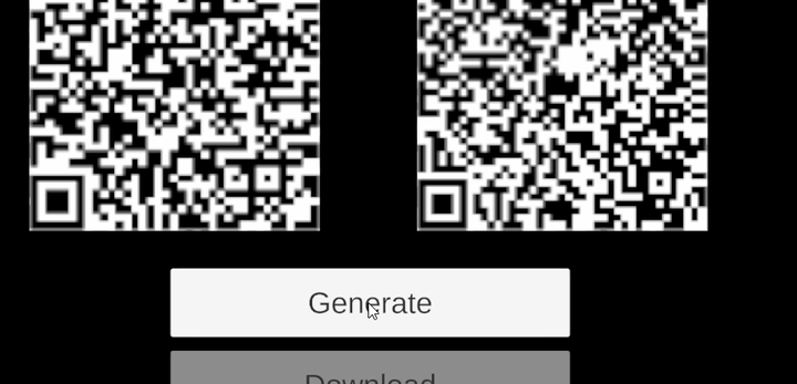 QR code scene test