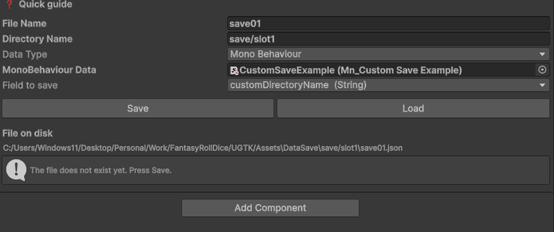 Saving, and the three directory modes sending the same file to three different places