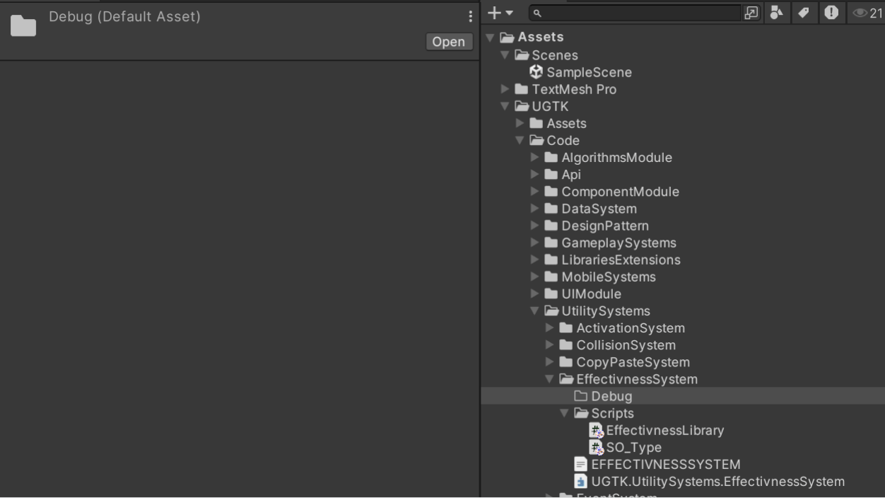 Setup effectivness system